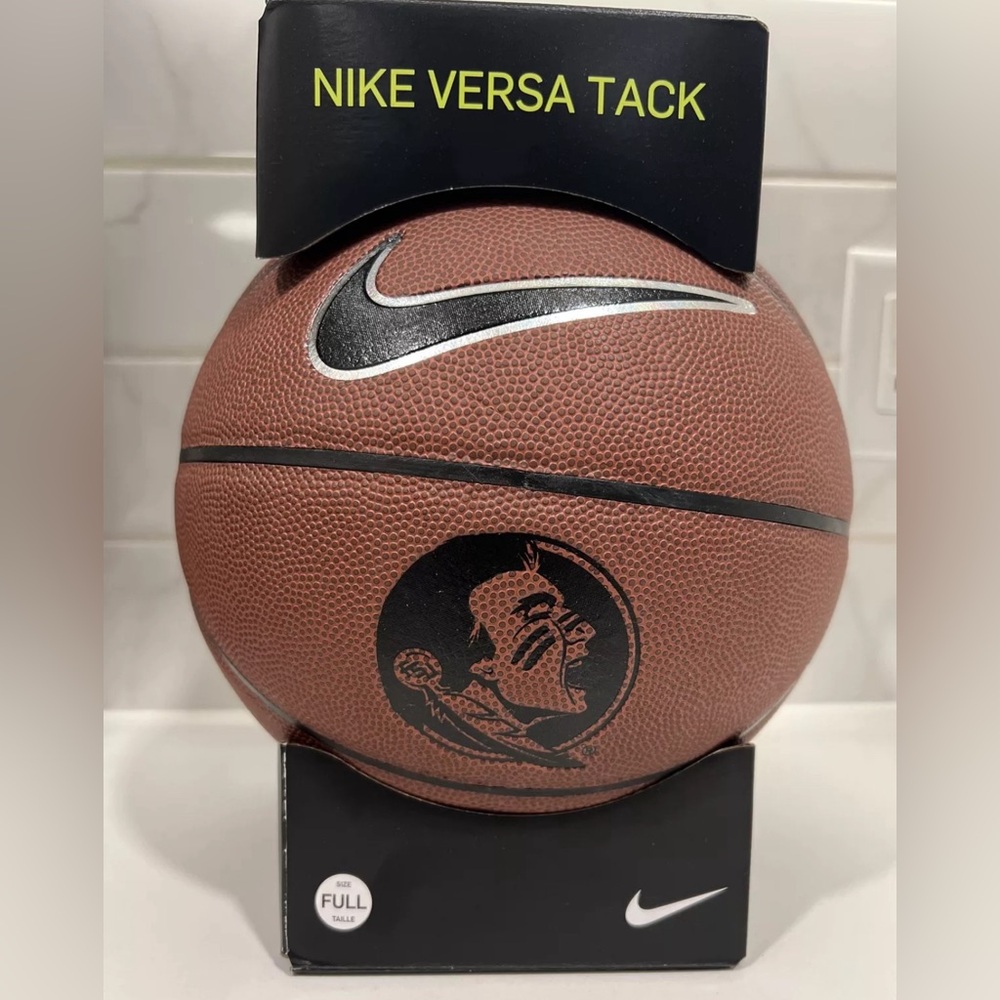 Nike Florida State Seminoles Versa Tack Full Size Basketball 29.5” Brown NEW